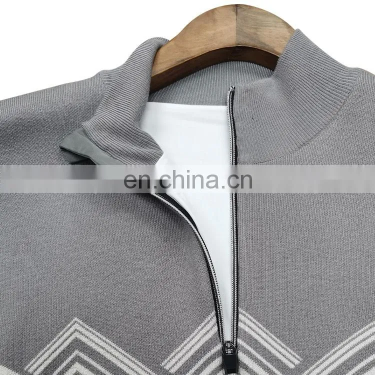 DiZNEW European and American high quality men's wear 14GG thick 100%Rayon sweater