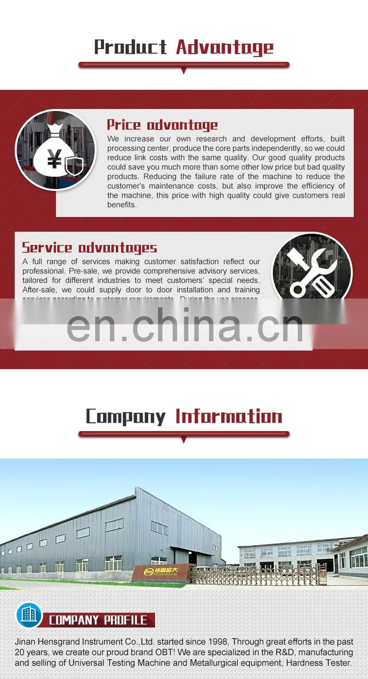 1000KN/2000kN/3000kN Concrete Cube Compression Testing Machine Electric Control Compression Tester Compress Machine