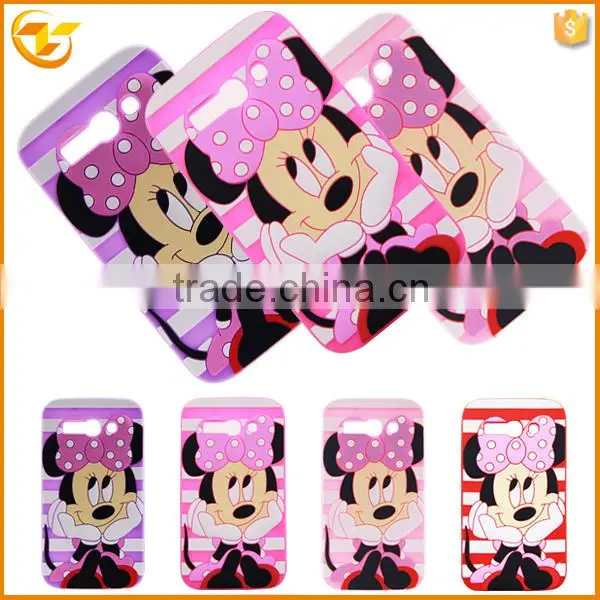 cartoon silicon cover for alcatel one touch pop c9