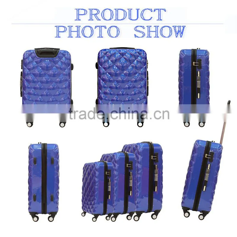 20''/24''/28'' PC+ABS new design hard trolley luggage waterproof suitcase set for 2015 new design