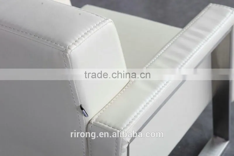Pashmina leather armrest furniture living room sofa set 8059