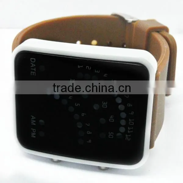 2015 Fashion Watches LED Silicon Band Watch Factories