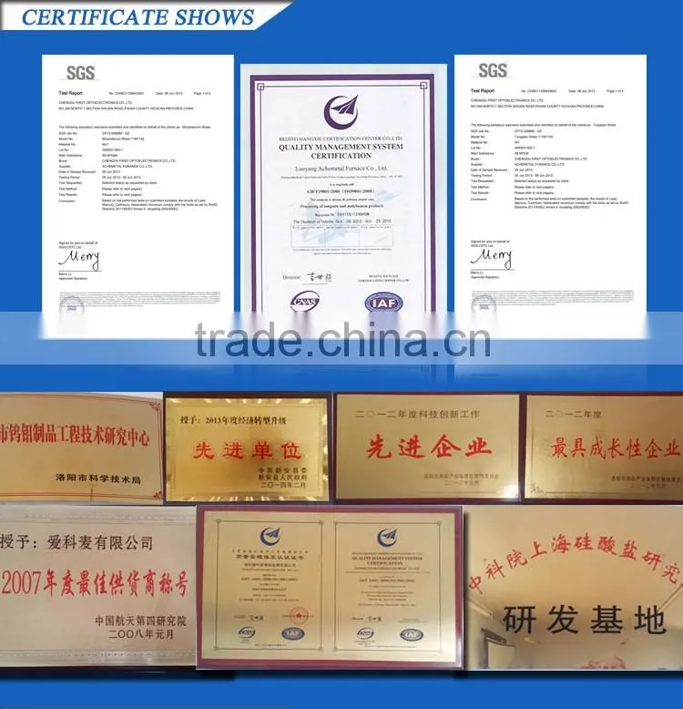 High quality cheap custom hot sales molybdenum crucible