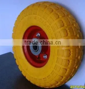 16 Inch Flat Free Wheels/PU Foam Wheel