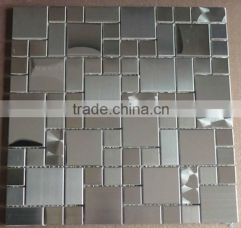 Mirror Steel Mosaic Coverd