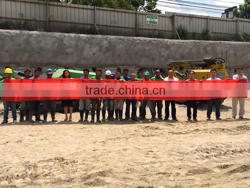 HF130Y crawler type water well drilling rig