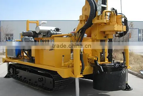 High Efficiency! 200m Depth, HFW200L Crawler Water Well Drilling Equipment