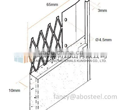 Plaster Stop Beads --ABO Building