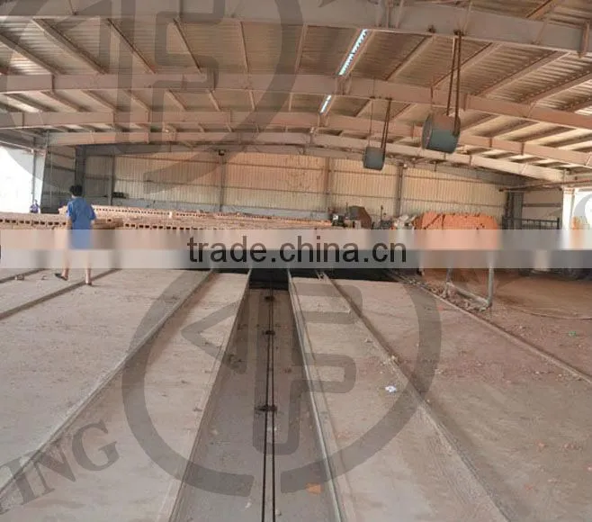 Fuel coal fired clay brick tunnel kiln
