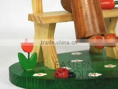 Easter Rabbit - Wooden Easter Decoration