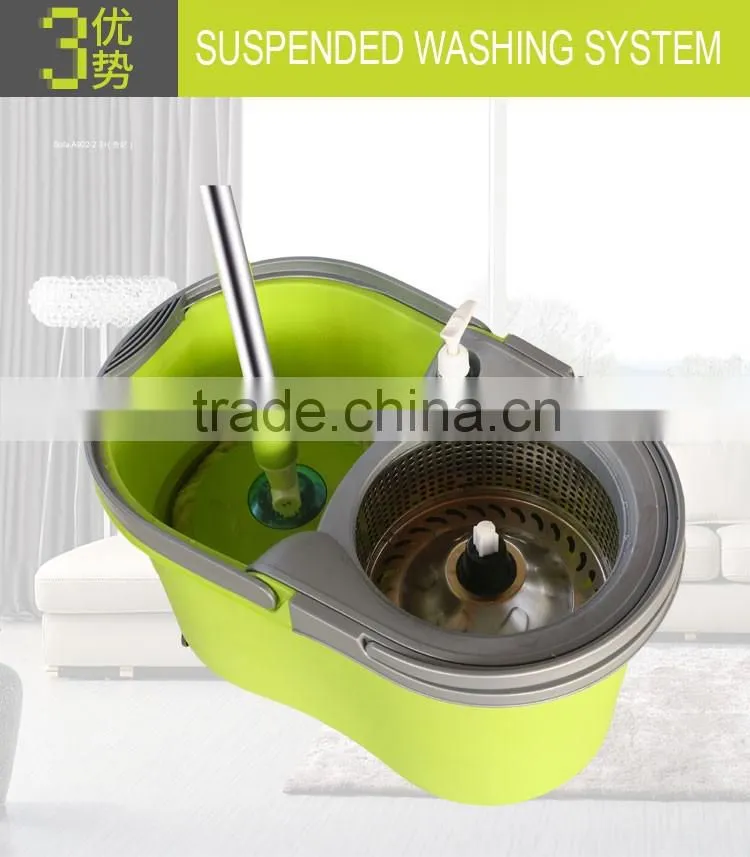 360 cleaning floor mop with removeable basket
