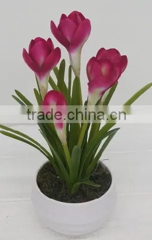 High quality handmade fabric artificial flower bouquet/artificial flower heads/ fresh cut flower