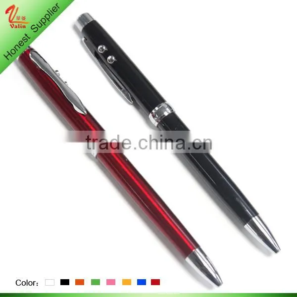 Hot selling fashion design metal ballpoint laser pen