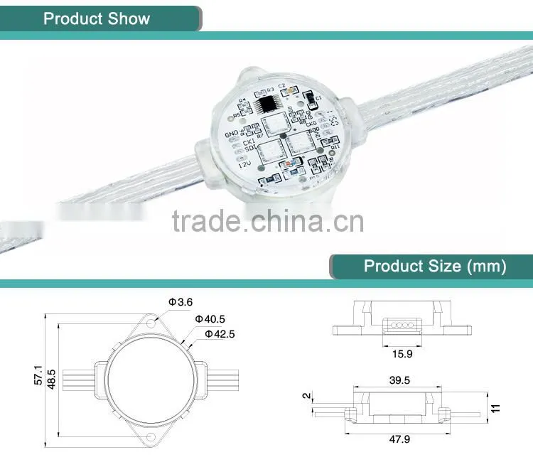 YD IP68 V-0 led buidling decoration UL CE approved