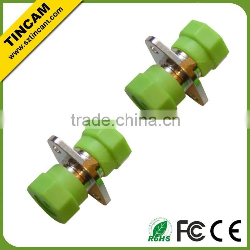 FC APC SM SX dual piece fiber optic adapter