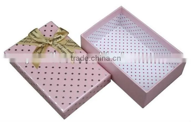 gift paper box with ribbon