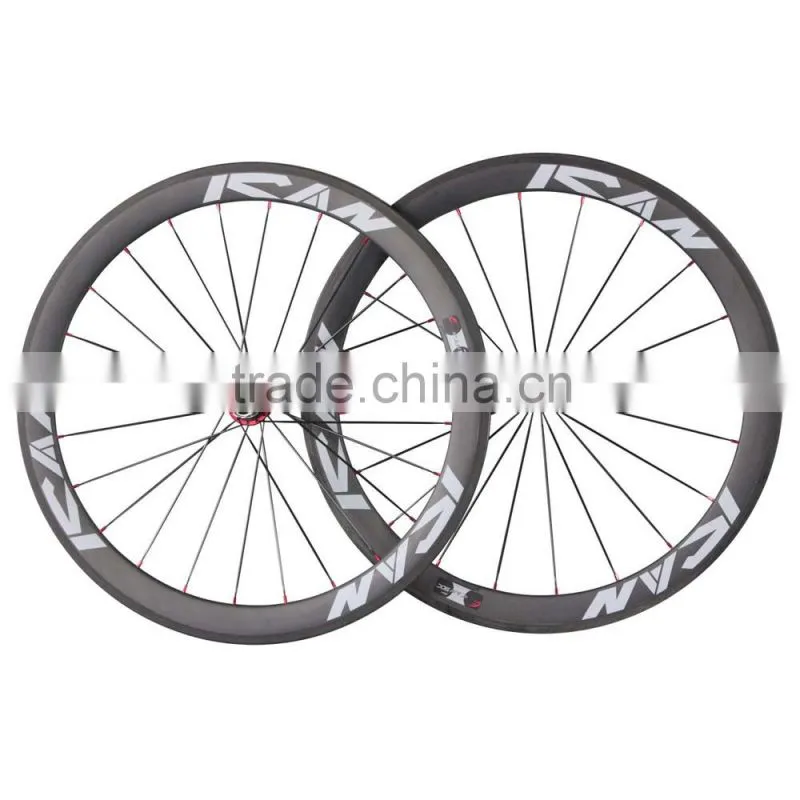 70C Pro carbon road bike wheelset,Tubeless 50mm clincher Road racing wheelset