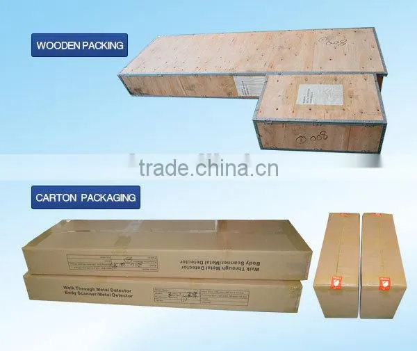China competitive price/ walk through metal detector/airport railway check MCD-200