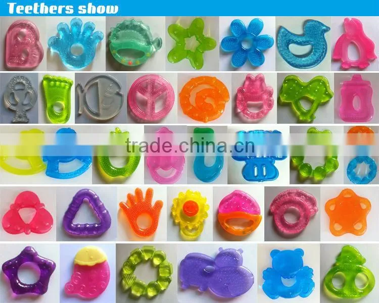 Silicon teether pacifiers ring baby pacifier clip for babies
