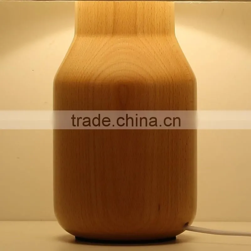 LED Wood table Light JK-879-20 Factory Price European Style Wood Base Table Lamp/lighting/led Table Light LED Wood table lamp