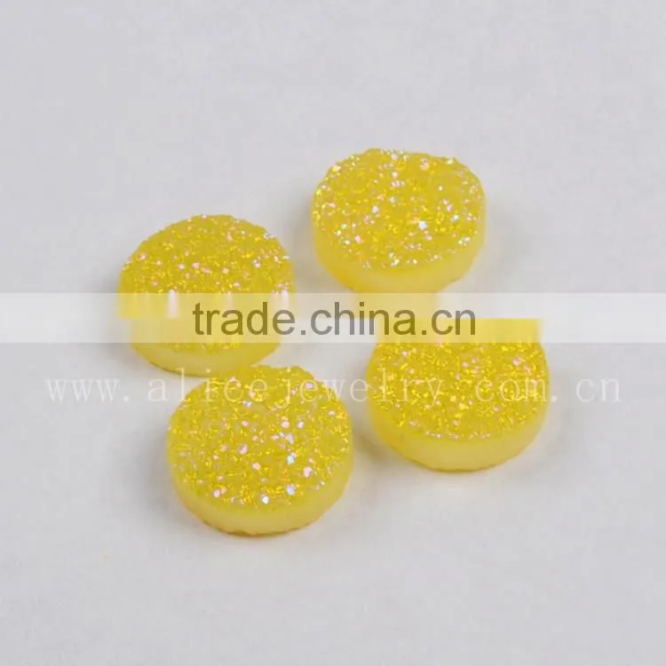 Natural AAA quality candy color agate druzy stone beads wholesale semi precious gem stone cabochons