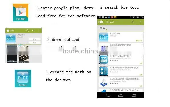 bluetooth rfid tag for android 4.3 sumsang galaxy 3,4 note 3,4 with photograph function