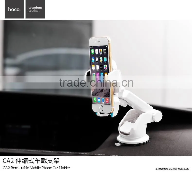HOCO CA2 Retractable Mobile Phone Car Holder for Universal Mobile Phone 360 Degree Rotating Car Mount Bracket Holder MT-5564
