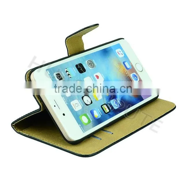 For iPhone 6 Plus/6s Plus Stand Leather Case with wallet card slot , For iPhone 6 Plus/6s Plus Leather Case