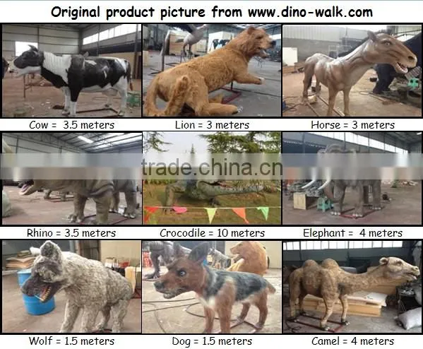 4 meters long life size animatronic robot realistic animal horse