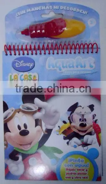 drawing notebook/spiral colouring chilren book/sketch book/ painting notebook