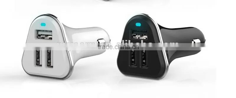Three USB Port Quick Charge Car Charger For Smart Phones And Tablets With Good Quality And Durability Use
