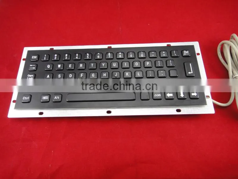 High quality black metal keyboard