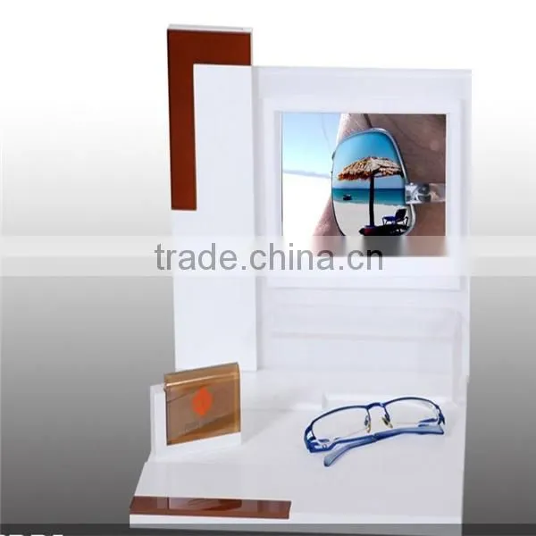 Acrylic Sunglasses Eyeglass Display Stand 4 Pair