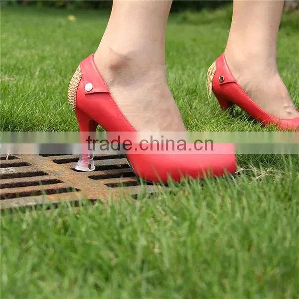 Eco-friendly fashional plastic high heel cover