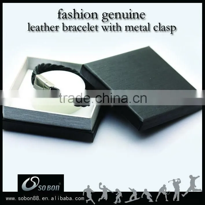Wholesale Leather Cord Braided Bracelet