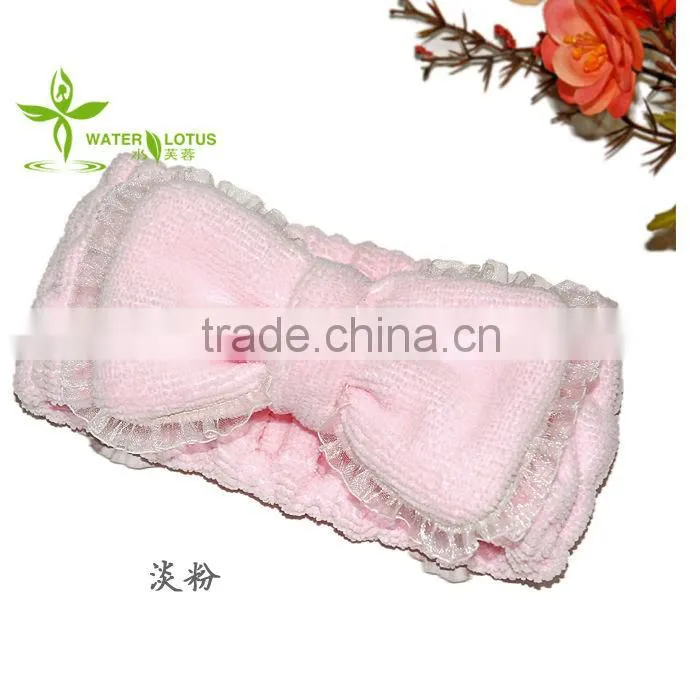 promotional beauty girls facial microfiber hair bands
