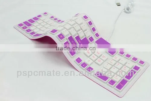 Silicone Flexible Folding Keyboard for Computer Laptop