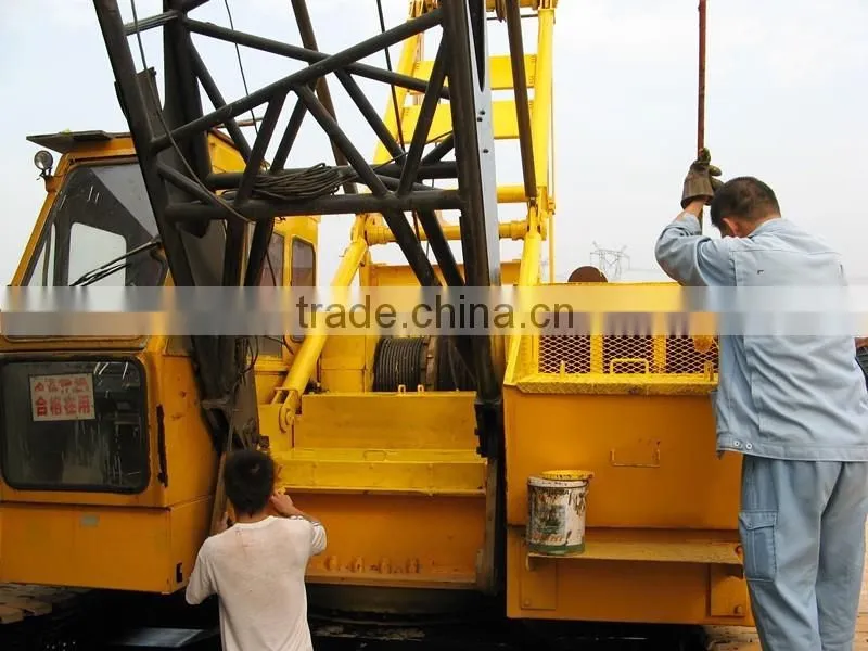 second hand Hitachi crane in a good condition 50t kh180 crawler truck crane for sale