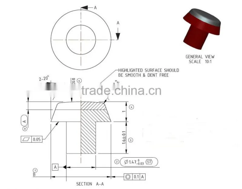 Electrical Bimetal silver contact for swithches (20 years experiance just for silver contact ,contact tips,switch parts)