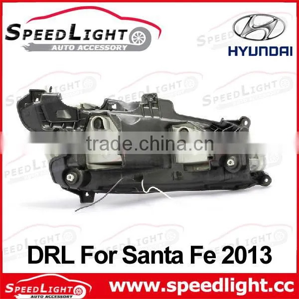 New Arrival Daytime Running Lights LED Santa FE 2013 Accessories