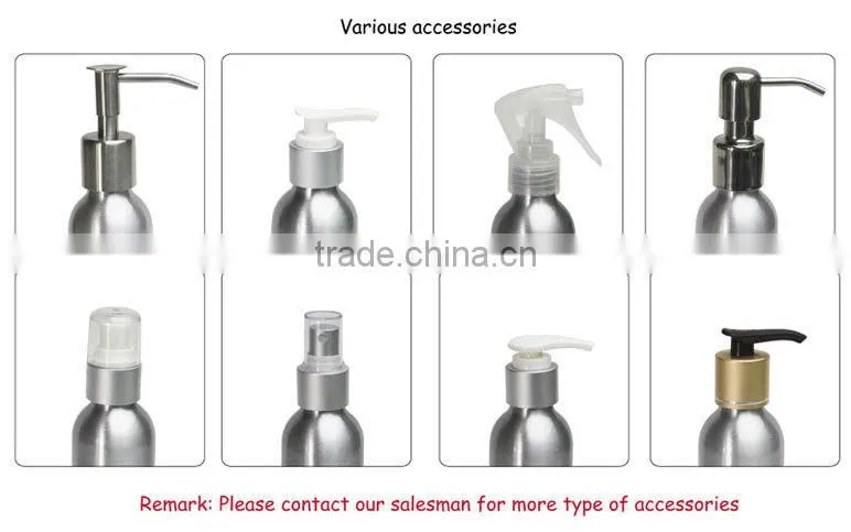100ml perfume bottle aluminum bottle with spray pump