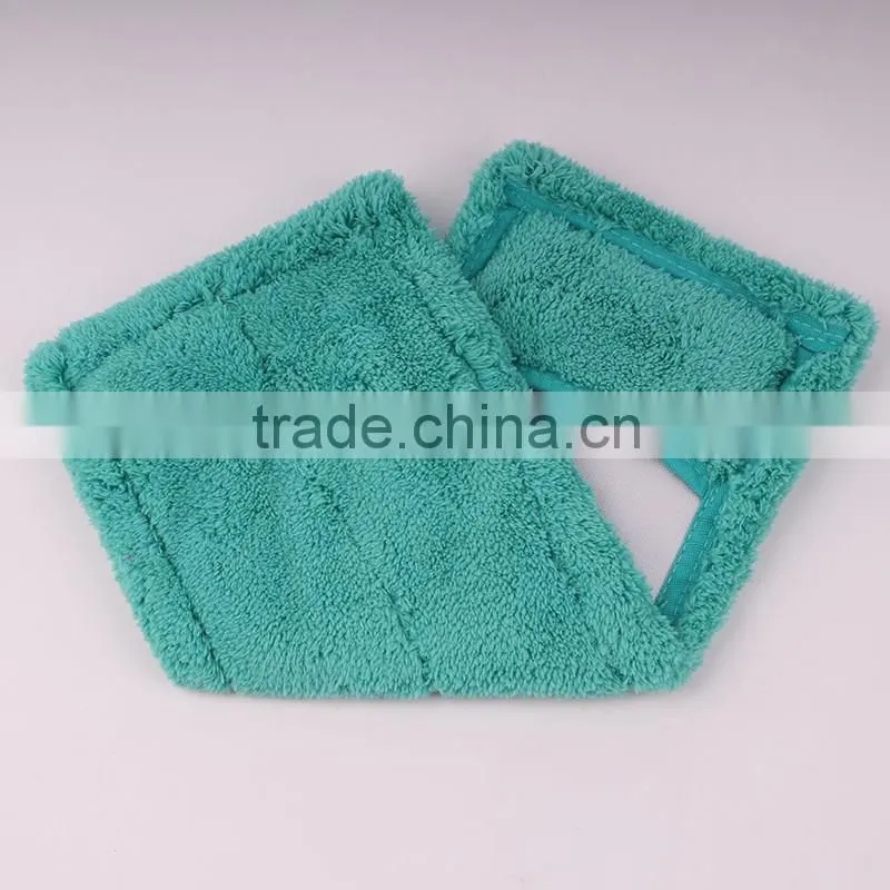 China supply microfibre flat mop refill/Wholesale microfiber wet mop heads