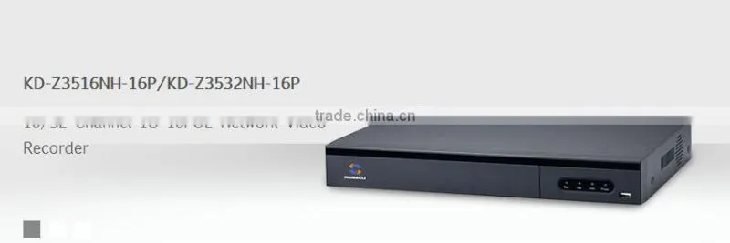 gwsecu 16CH 1U 16PoE Network Video Recorder KD-Z3516NH-16P