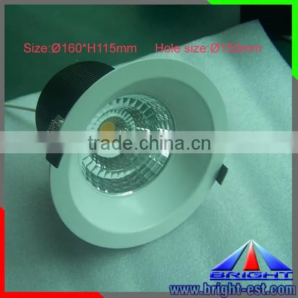 Warm white COB 15W LED Downlights