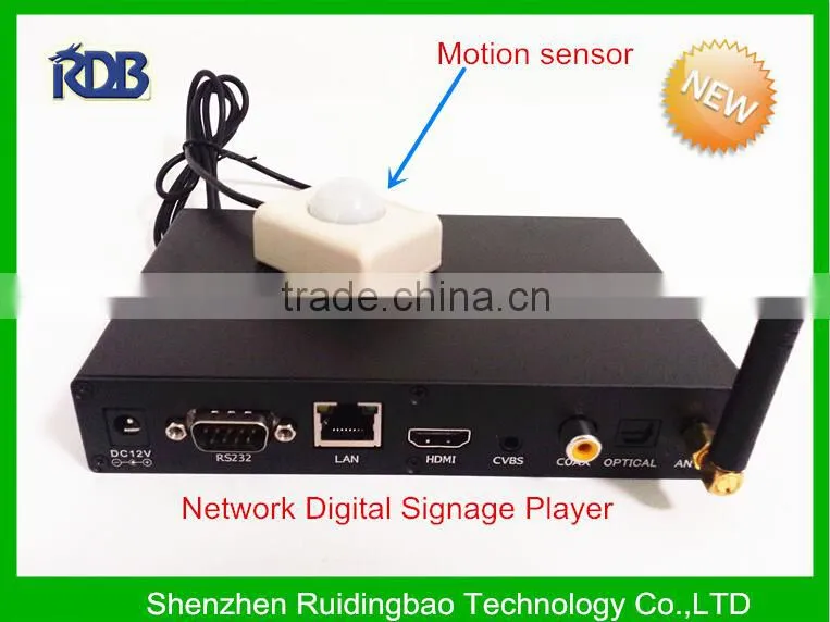 RDB Shenzhen New products Network 1080P Full HD Gigabit Network Media Player with internal storage DS009-37