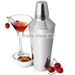 Hot sale stainless steel cupuliform cocktail shaker barware