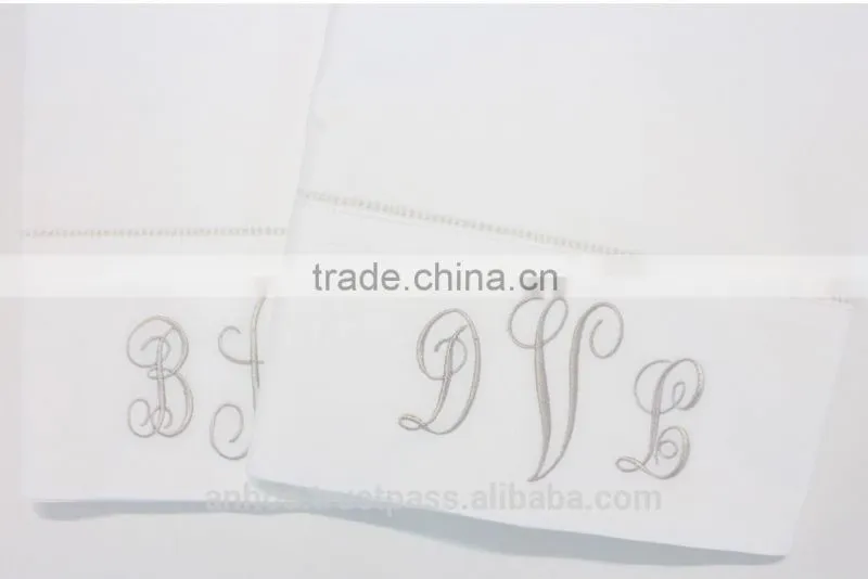 Personalized monogram pillowcase