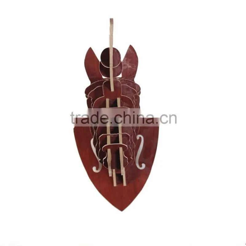 North-Europe Style Wall Hanging Art Home Decoration animal Wooden Craft