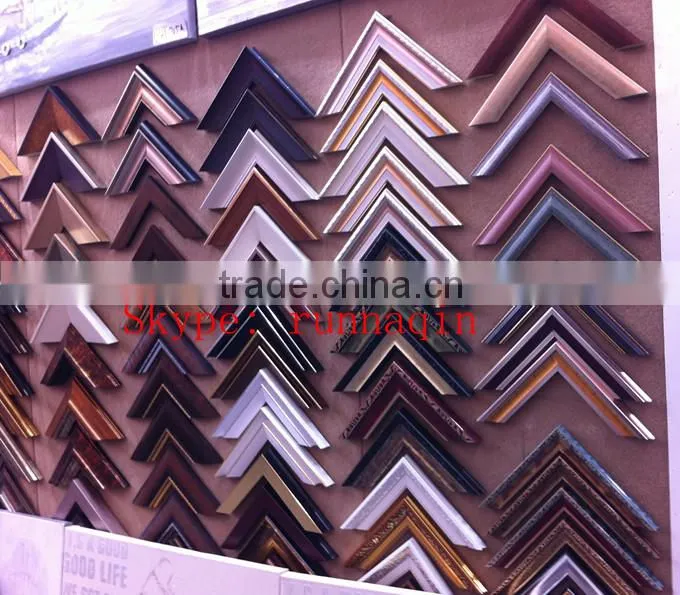 Wall mounted classic plastic picture frame PS photo frame
