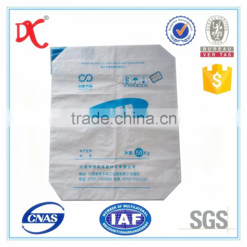 industrial use valve plastic PE bag for packing resin